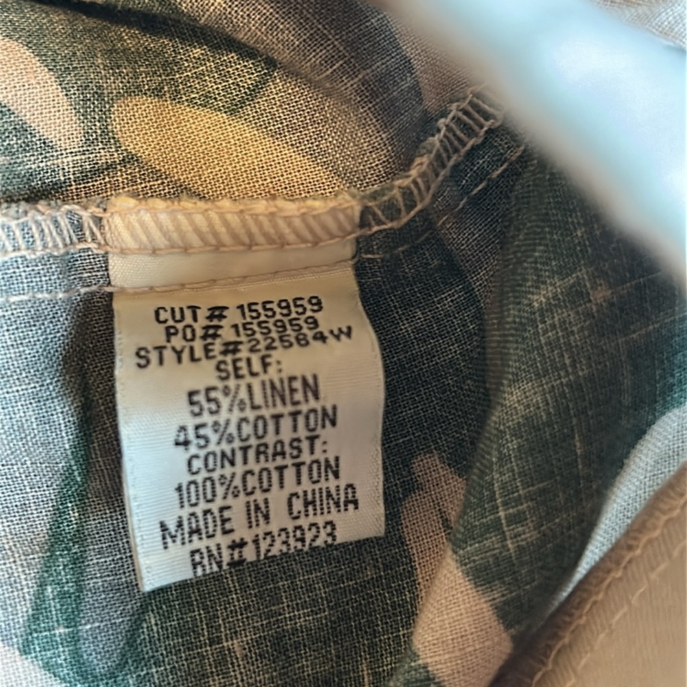 XCVI Linen/Cotton pants NWT -XL - Picture 6 of 7